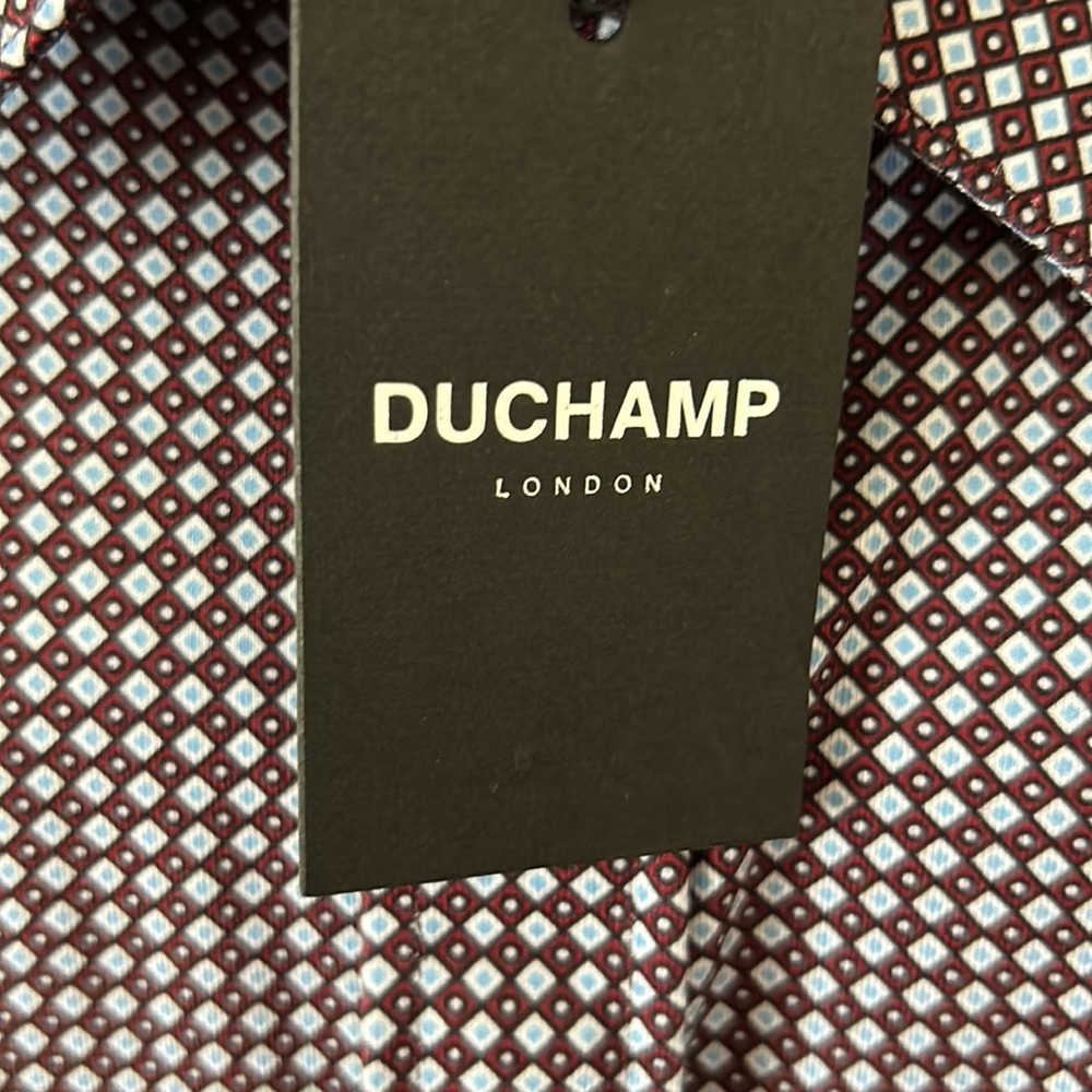 Duchamp London men’s long sleeve, button down shirt. NWT Size M - Picture 3 of 6